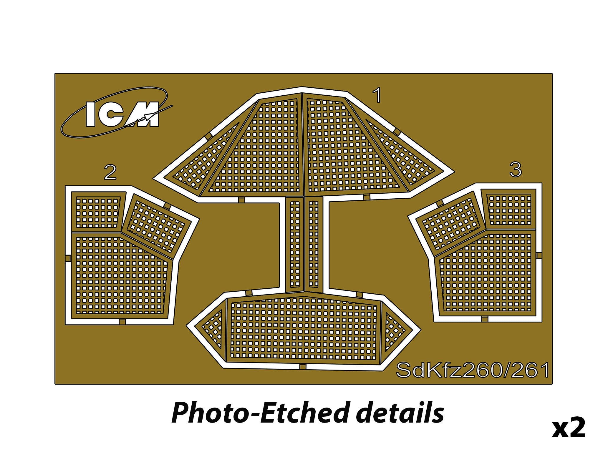 ICM DS7207 Wehrmacht Light Armored Vehicles (Sd.Kfz.222 / Sd.Kfz.223 / Sd.Kfz.260 and Sd.Kfz.261) 1/72 – imagen 5