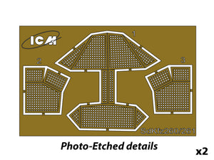 ICM DS7207 Wehrmacht Light Armored Vehicles (Sd.Kfz.222 / Sd.Kfz.223 / Sd.Kfz.260 and Sd.Kfz.261) 1/72 – imagen 5