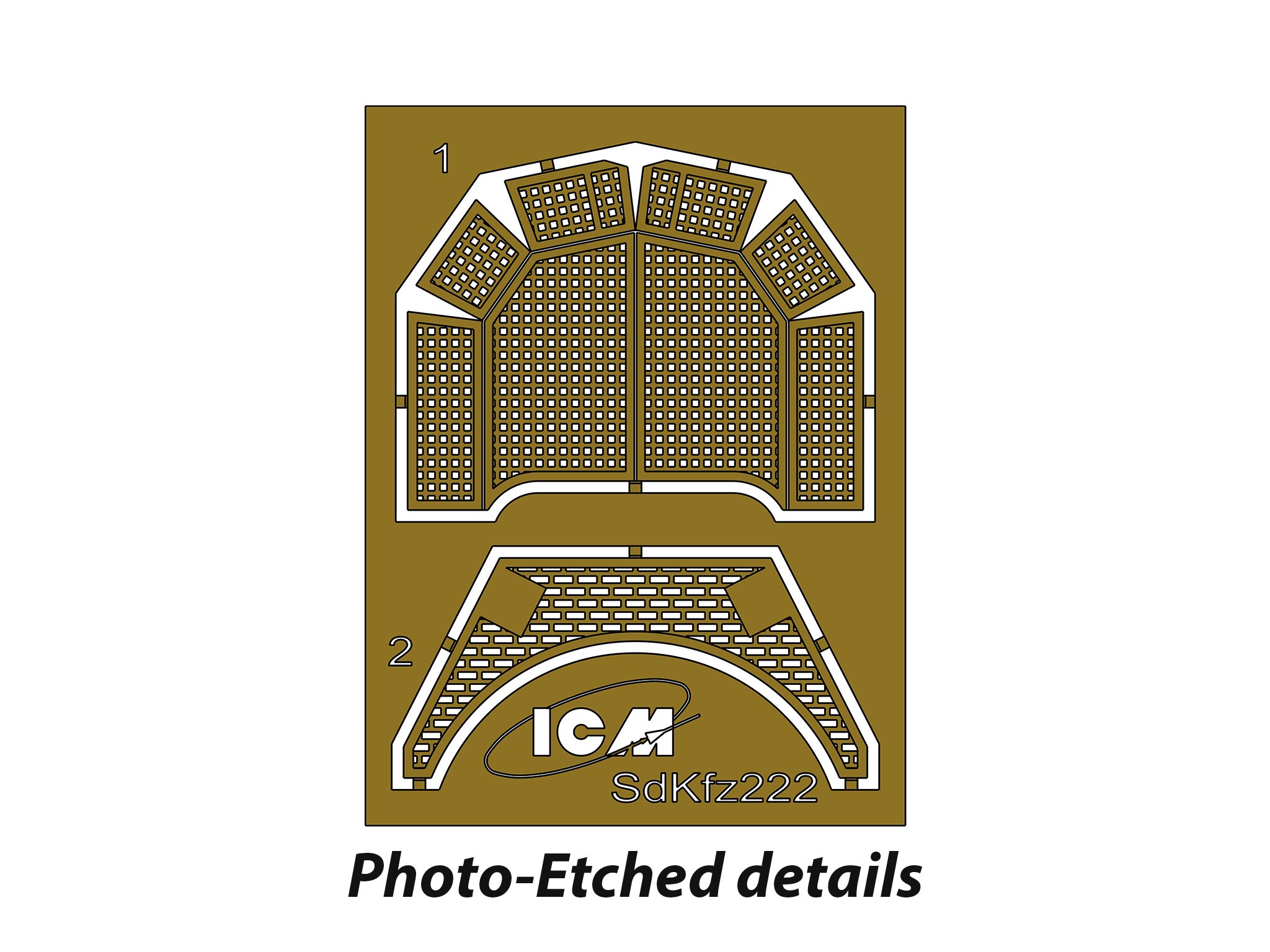 ICM DS7207 Wehrmacht Light Armored Vehicles (Sd.Kfz.222 / Sd.Kfz.223 / Sd.Kfz.260 and Sd.Kfz.261) 1/72 – imagen 6