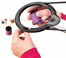 Lightcraft LC1850 Dual Purpose Neck &amp;amp; Desk Magnifier / Lupa LED na szyję i na biurko, z soczewką 4, powiększenie 2x i 6x – zdjęcie 2