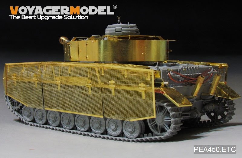 Voyager Model PEA450 WWII German Pz.Kpfw.IV Ausf.J &amp;quot;Thoma shields&amp;quot; wire mesh schürzen (Last Production) (FOR Boder 35008) 1/35 – zdjęcie 5