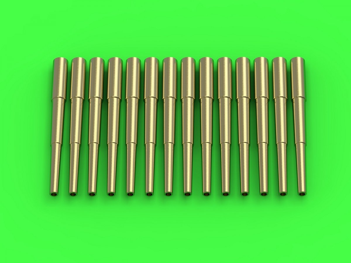 Master SM-700-054 German 15cm/45 (5.9in) SK L/45 gun barrels (14 pcs.) - casemate version - many WWI battleships and cruisers (1/700) – image 3