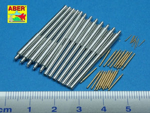 Aber 350L-51 Jeu de canons 356 mm x 12 ; 127 mm x 20 ; 28 mm x 8 pour cuirassés de classe Arizona (1/350) – image 2