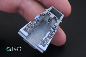 Quinta Studio QD48167 F-16A 3D-Printed &amp;amp; coloured Interior on decal paper (for Kinetic kit) 1/48 – zdjęcie 3