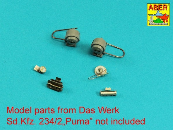 Aber 16202 German Accessories for Horn, Notek, Front, Tail Convoy Lights 1/16 – image 12