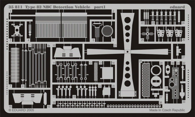 Eduard 35811 Type 82 NBC Detection Vehicle 1/35 (TRUMPETER) – Bild 2