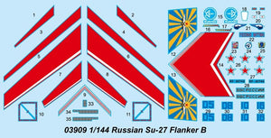 Trumpeter 03909 Russian Su-27 Flanker B 1/144 – zdjęcie 3
