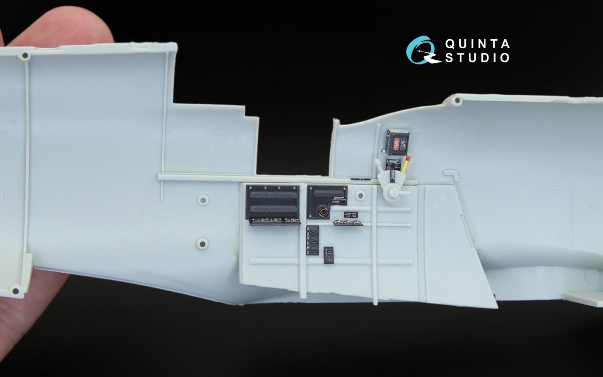 Quinta Studio QD32044 Spitfire Mk. IX 3D-Printed &amp;amp; coloured Interior on decal paper (for Revell kit) 1/32 – zdjęcie 8