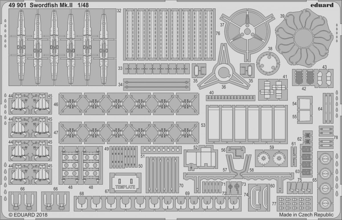 Eduard 49901 Swordfish Mk. II TAMIYA 1/48 – zdjęcie 2