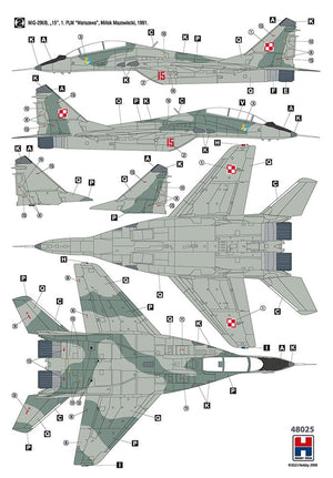 Hobby 2000 48025 MiG-29UB Polish Air Force 1/48 – zdjęcie 2