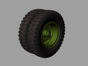 Panzer Art RE35-530 M35&amp;amp;M109 trucks road wheels (Firestone) 1/35 – image 2