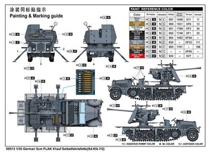 Trumpeter 09513 German 5cm FLAK 41auf Selbstfahrlafette(Sd.Kfz.7/2) 1/35 – immagine 5