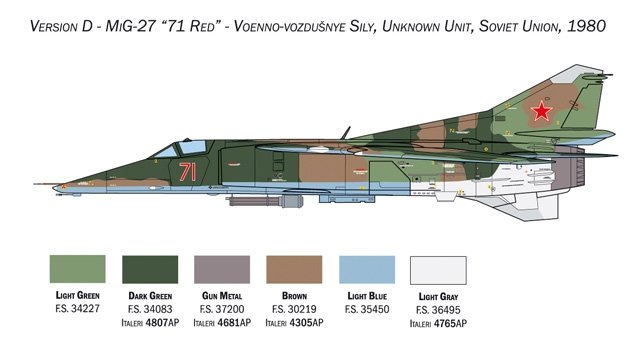 Italeri 2817 MiG-27/MiG-23BN Flogger 1/48 – image 10