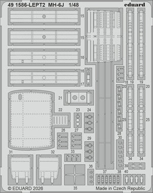 Eduard BIG49478 MH-6J for ICM 1/48 – zdjęcie 3