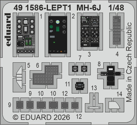 Eduard BIG49478 MH-6J for ICM 1/48 – zdjęcie 2