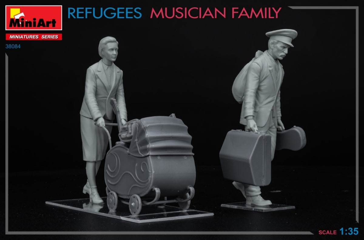 MiniArt 38084 REFUGEES. MUSICIAN FAMILY 1/35 – image 6