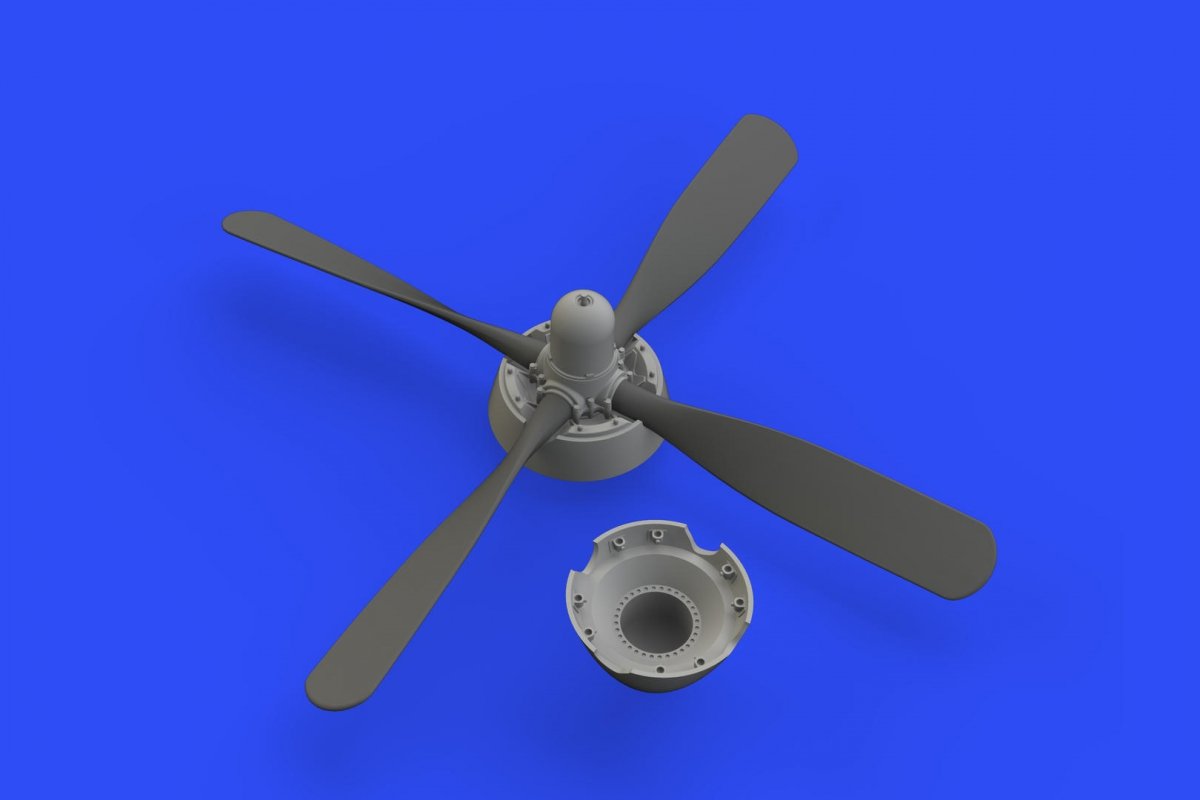 Eduard 648488 P-51D Hamilton Standard uncuffed propeller 1/48 EDUARD – zdjęcie 3