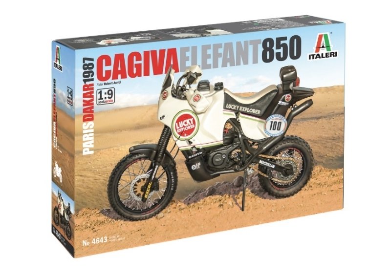 Italeri 4643 Cagiva Elefant 850 Paris-Dakar 1987 1/9 – zdjęcie 2
