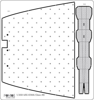 Pontos 35009F1 USS BB-63 Missouri 1991 Kit de détails (1/350) – image 11