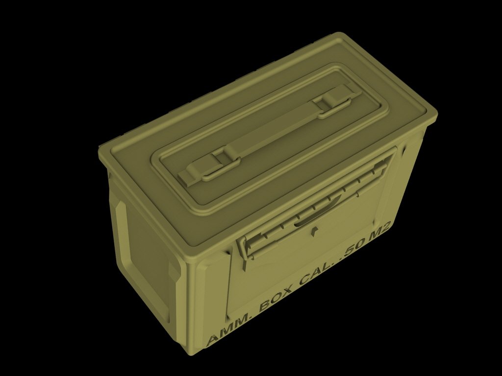 Panzer Art RE35-394 US ammo boxes for 0,5 ammo (metal pattern) 1/35 – zdjęcie 2