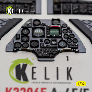 KELIK K32065 A-4E/F SKYHAWK - interior 3D decals for Hasegawa kit 1/32 – obrázek 3
