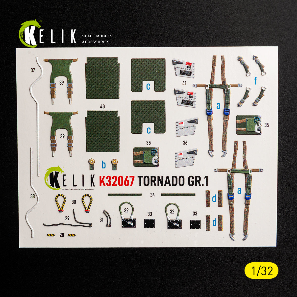KELIK K32067 TORNADO GR.1 - interior 3D decals for Revell kit 1/32 – image 4
