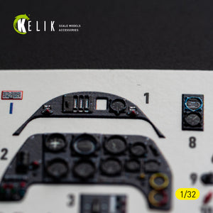 KELIK K 32056 Bf-109 G2/4 - interior 3D decals for Revell kit 1/32 – image 7