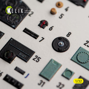 KELIK K32060 Spitfire Mk.11a - interior 30 decals for Revell kit 1/32 – obrázek 7