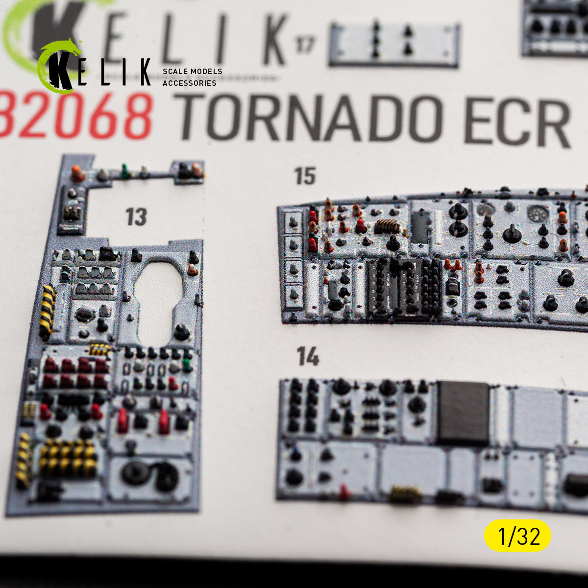 KELIK K32068 TORNADO ECR - interior 30 decals for Revell kit 1/32 – obrázek 7