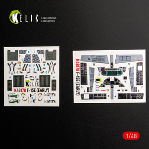 KELIK K48178 F-15E (Early) - interior 3D decals for Hasegawa kit 1/48 – image 2