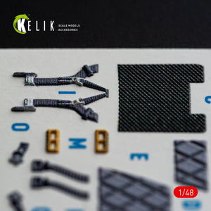 KELIK 48185 F-15E (Late) - interior 3D decals for Hasegawa kit 1/48 – zdjęcie 3