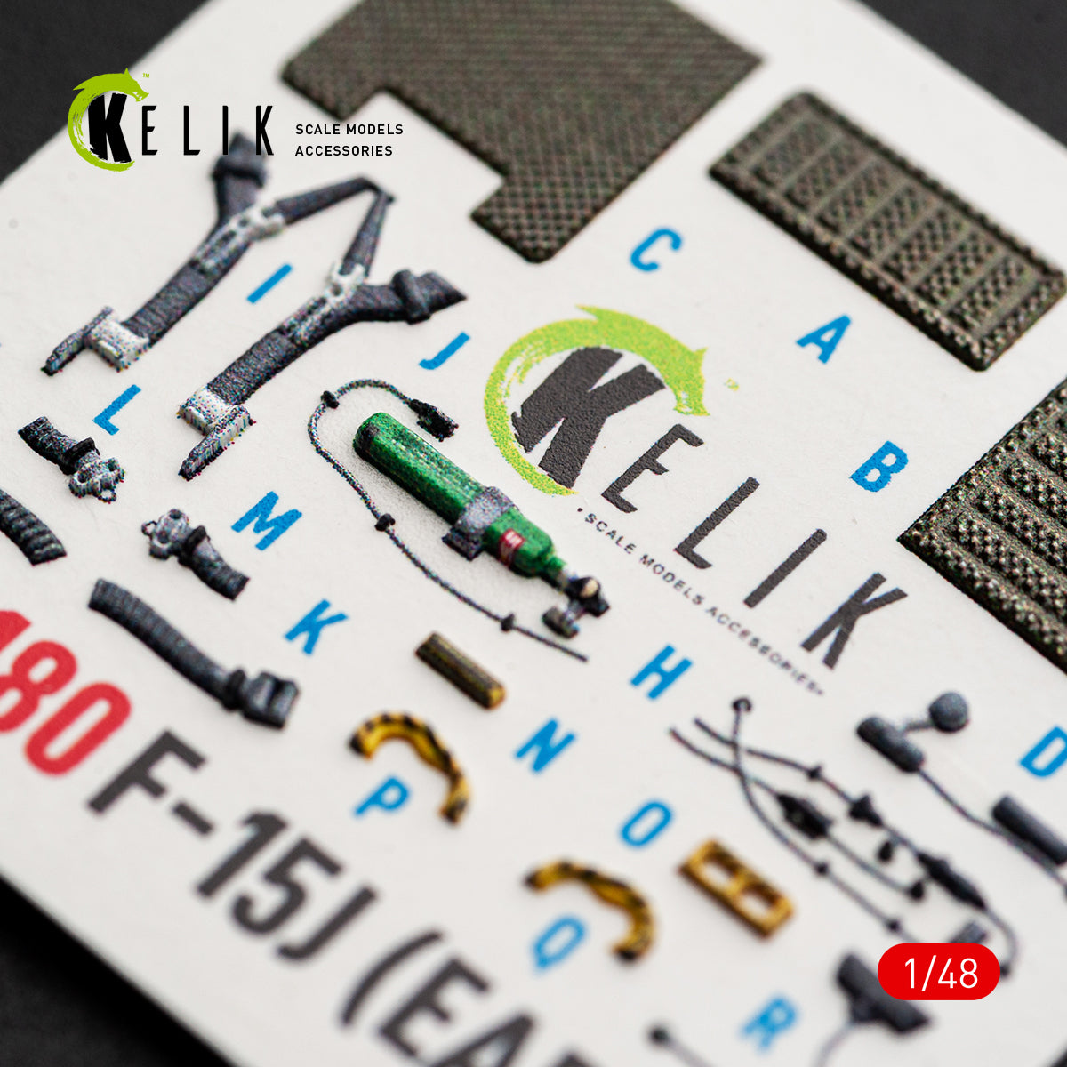 KELIK K48180 F-151 (Early) - interior 3D decals for Hasegawa kit 1/48 – obrázek 4