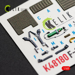 KELIK K48180 F-151 (Early) - interior 3D decals for Hasegawa kit 1/48 – obrázek 11