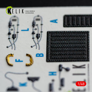 KELIK 48185 F-15E (Late) - interior 3D decals for Hasegawa kit 1/48 – zdjęcie 5