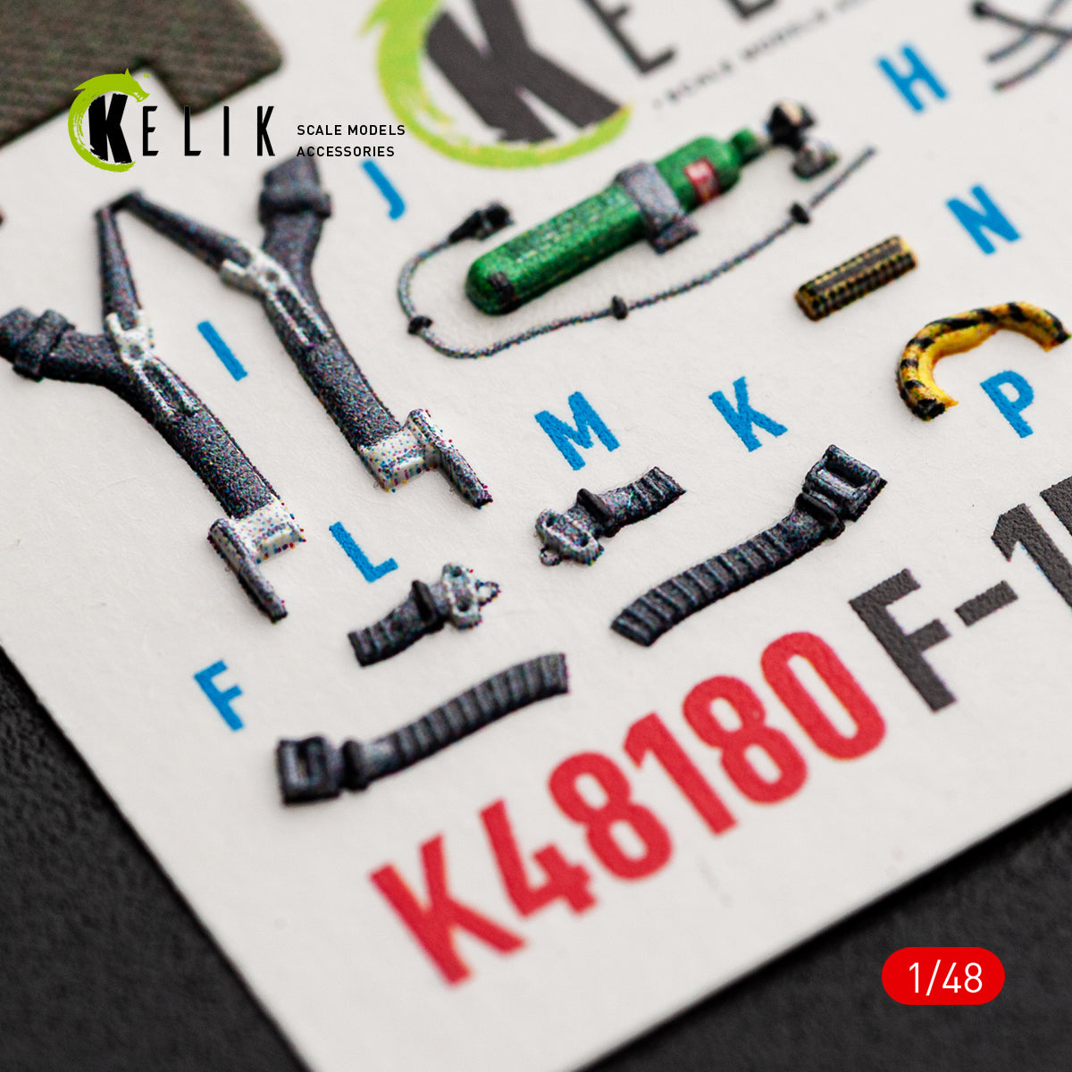 KELIK K48180 F-151 (Early) - interior 3D decals for Hasegawa kit 1/48 – obrázek 6