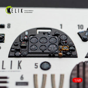 KELIK K48166 Spitfire TR.9 - interior 3D decals for Airfix kit 1/48 – obrázek 3