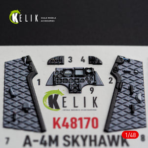 KELIK K48170 A-4M SKYHAWK - interior 3D decals for Hasegawa kit (1/48) – obrázek 9