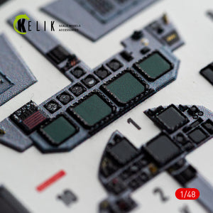 KELIK 48185 F-15E (Late) - interior 3D decals for Hasegawa kit 1/48 – zdjęcie 6