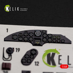 KELIK K48191 He-111 H-16 - interior 3D decals for ICM kit 1/48 – imagen 3