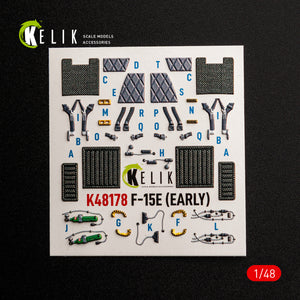 KELIK K48178 F-15E (Early) - interior 3D decals for Hasegawa kit 1/48 – image 4