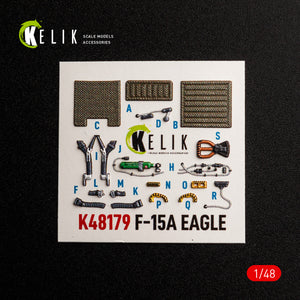 KELIK K48179 F-15A - interior 3D decals for Hasegawa kit 1/48 – zdjęcie 6