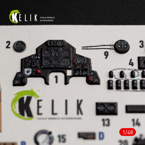 KELIK K48184 Defiant Fi - interior 3D decals for Trumpeter kit 1/48 – obrázek 5
