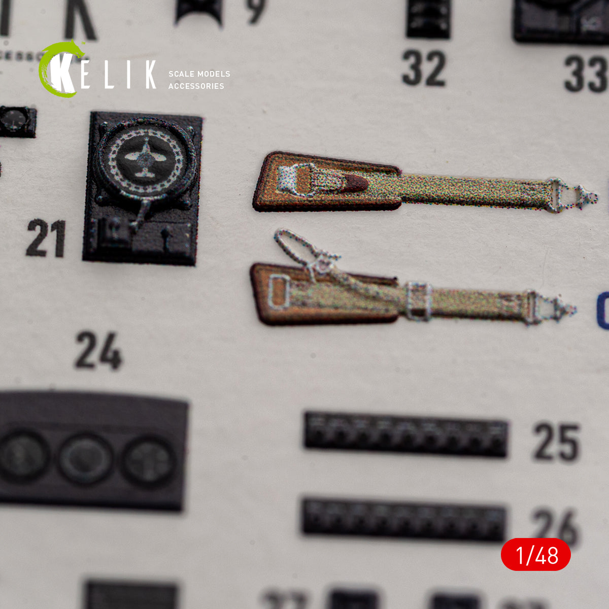 KELIK K48191 He-111 H-16 - interior 3D decals for ICM kit 1/48 – imagen 5