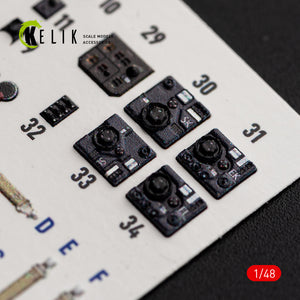 KELIK K48192 He-111 H-20 - interior 3D decals for ICM kit 1/48 – image 5