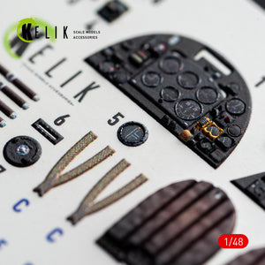 KELIK K48166 Spitfire TR.9 - interior 3D decals for Airfix kit 1/48 – obrázek 6