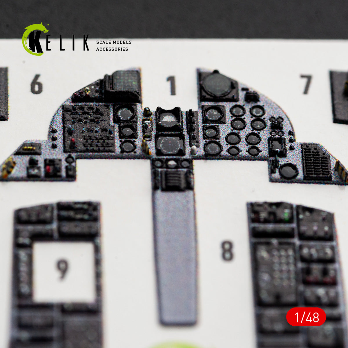 KELIK K48179 F-15A - interior 3D decals for Hasegawa kit 1/48 – zdjęcie 8