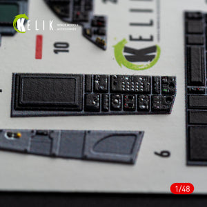 KELIK 48185 F-15E (Late) - interior 3D decals for Hasegawa kit 1/48 – zdjęcie 9