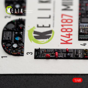 KELIK K48187 Mirage F1C/CR - interior 3D decals for Italeri kit 1/48 – immagine 6