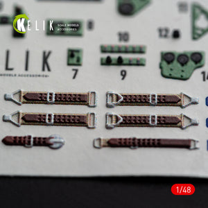 KELIk Aichi K48196 D3A2 Val - interior 3D decals for Wingsy Kits kit 1/48 – image 6