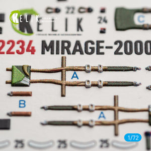 KELIK K72234 Mirage-20000 - interior 3D decals for DreamModel kit 1/72 – obrázek 6